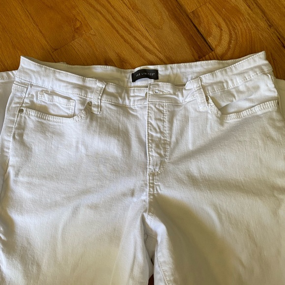 The Limited White Skinny Jeans Sz 14 - Picture 2 of 3